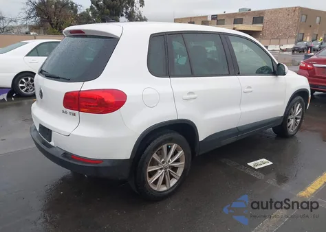 2014 Volkswagen Tiguan Se z USA, uszkodzony, nr VIN WVGAV3AX6EW500683